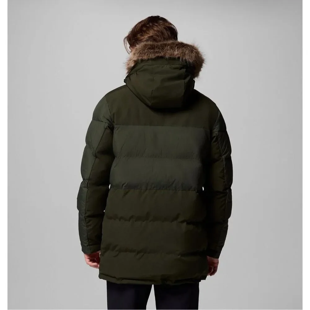 Columbia Marquam Peak Fusion II Hooded Parka Greenscape Small